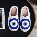 Load image into Gallery viewer, Evil eye slippers

